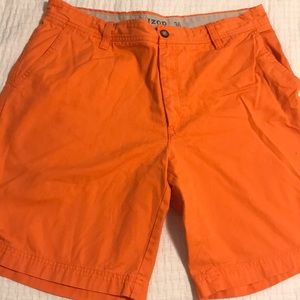 Orange Izod Shorts